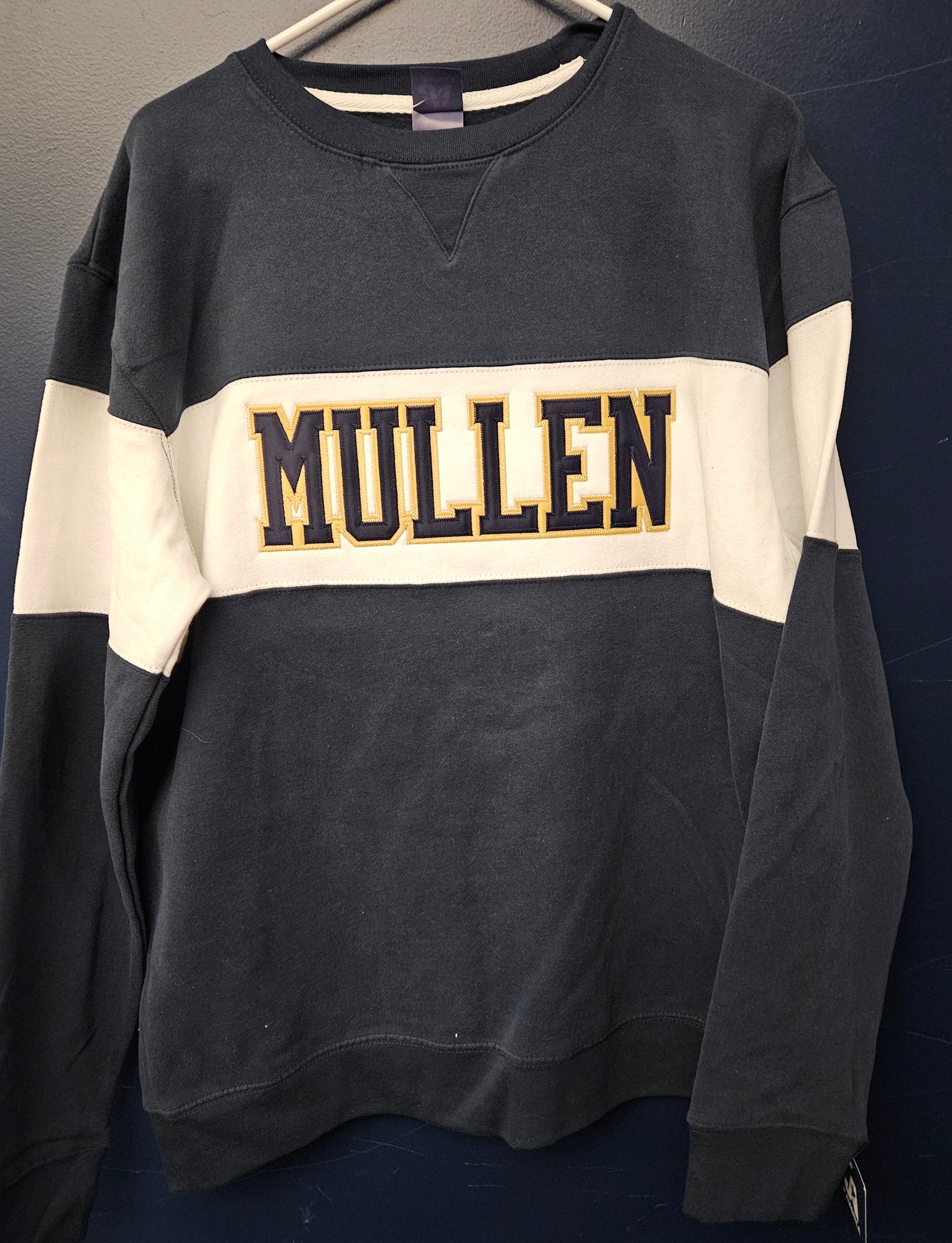 Crewneck J America Navy & White Stripe