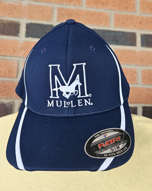 Flexfit Baseball Hat in Navy/White