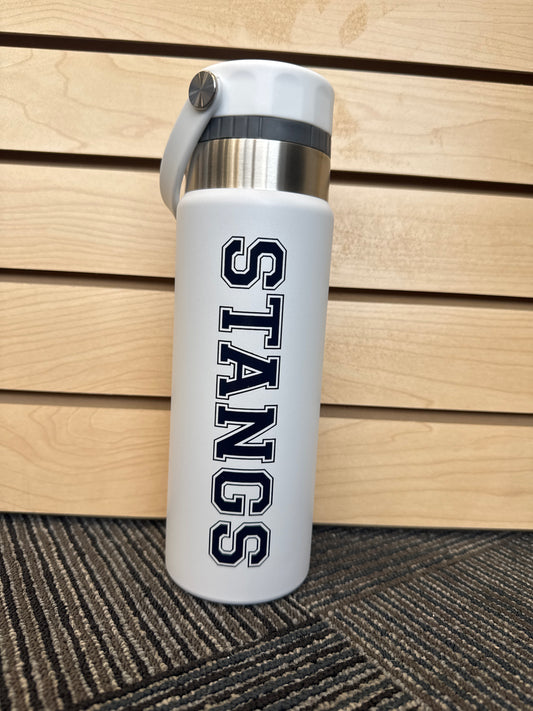 H2Go Realm 25 Oz Thermal Water Bottle -Stangs Logo