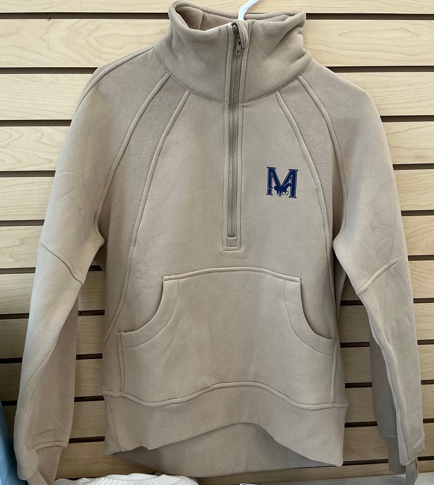 Aemi & Co Women’s Scuba Tan Sweatshirt Uniform