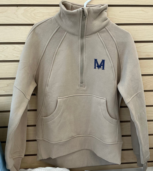 Aemi & Co Women’s Scuba Tan Sweatshirt Uniform