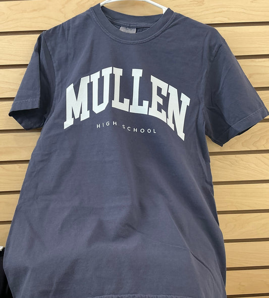 Mullen Cotton Tee Navy Unisex