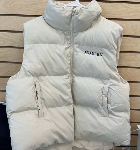 Vanilla Monkey Cream Puffer Vest - Ladies Uniform