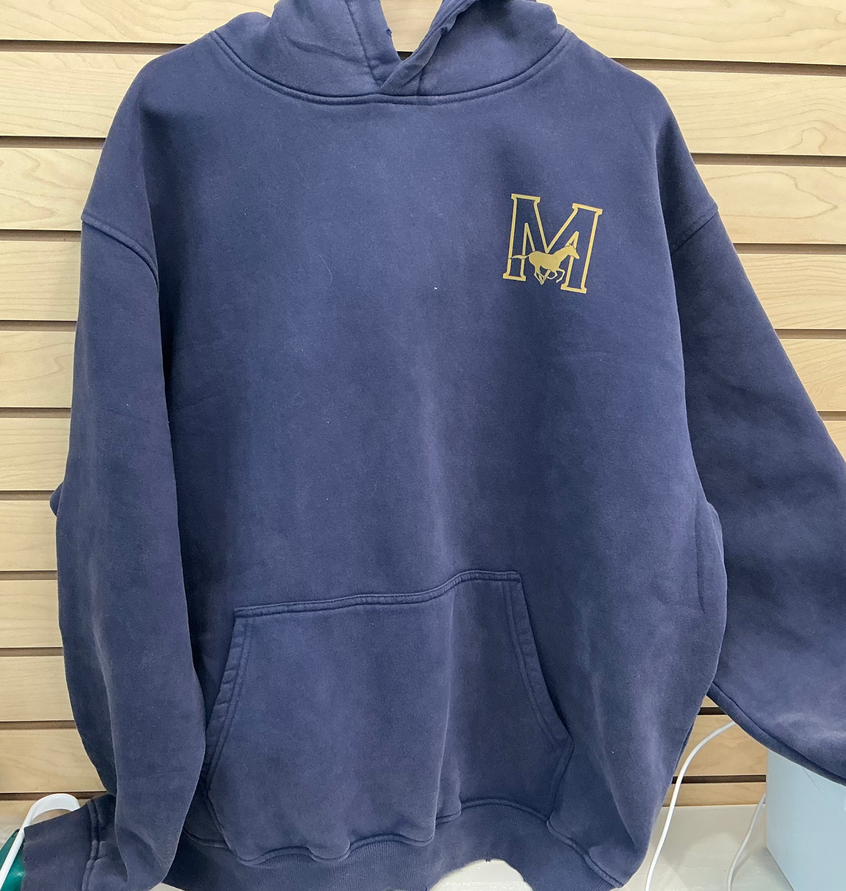 Soda Lemon Heavy Weight Navy Hoodie - Unisex/Uniform