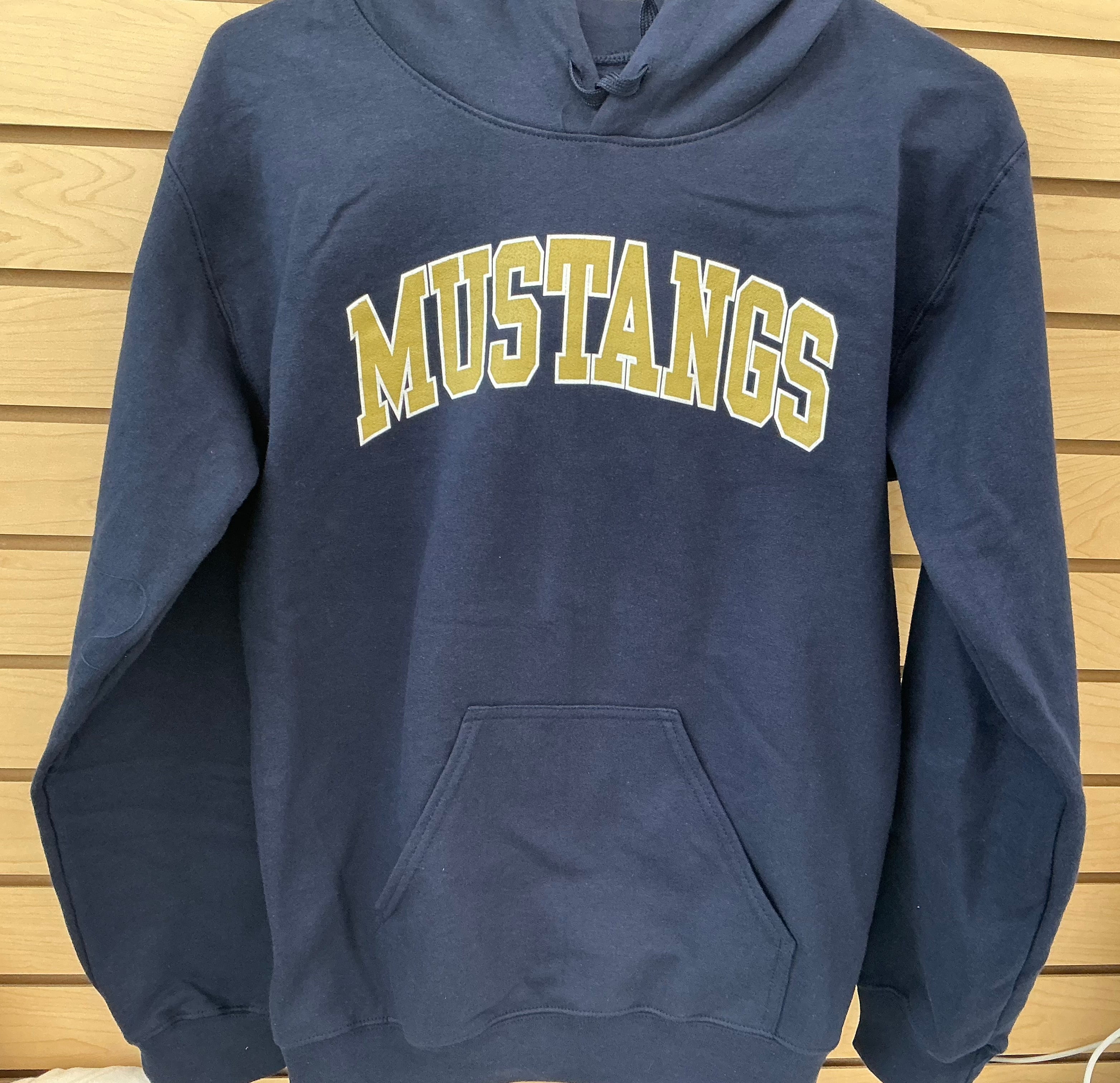Gildan Navy SoftStyle Mustangs Hoodie