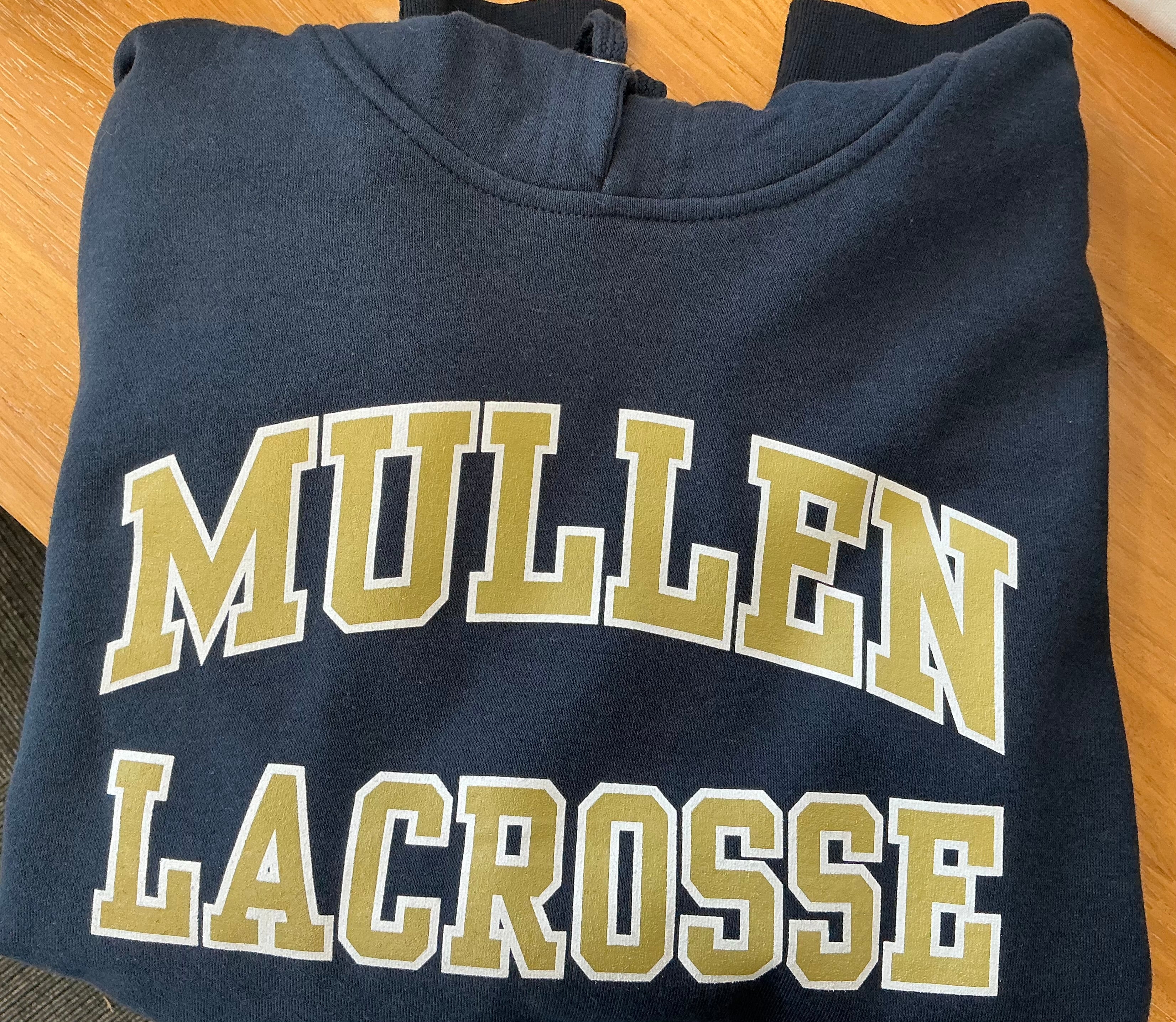 District V.I.T Lacrosse New Navy Fleece Hoodie