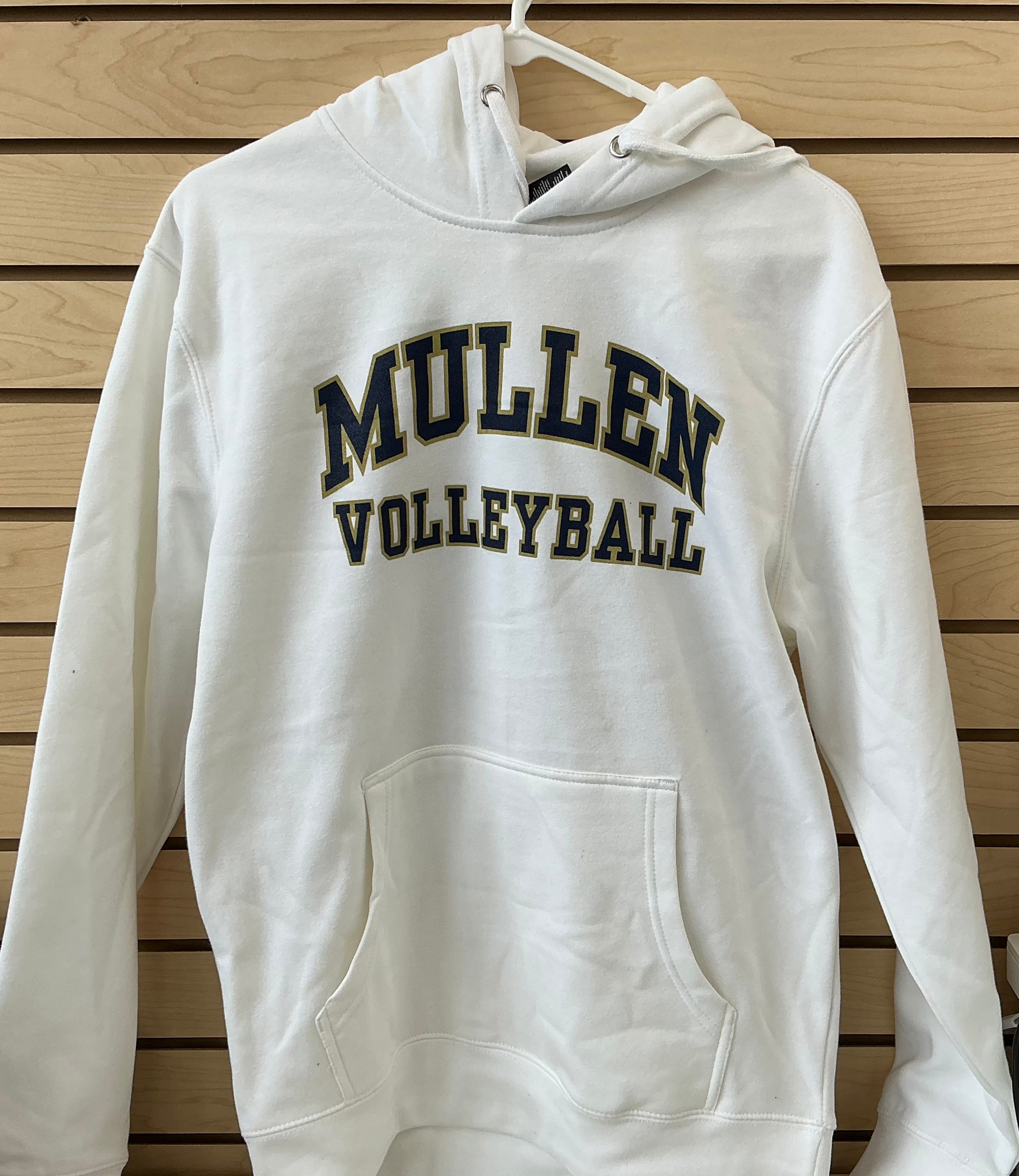 District V.I.T White Volleyball Hoodie