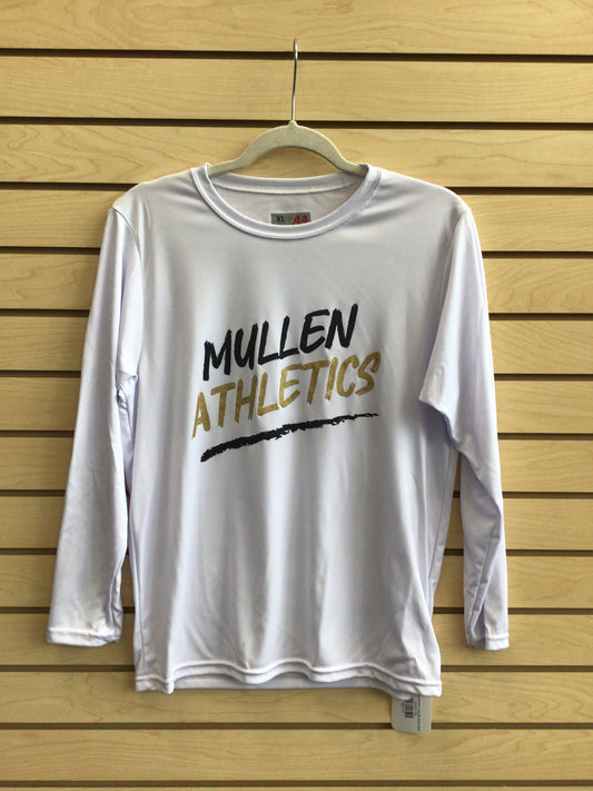 Mustang Ath Perf Long Sle White Spirit