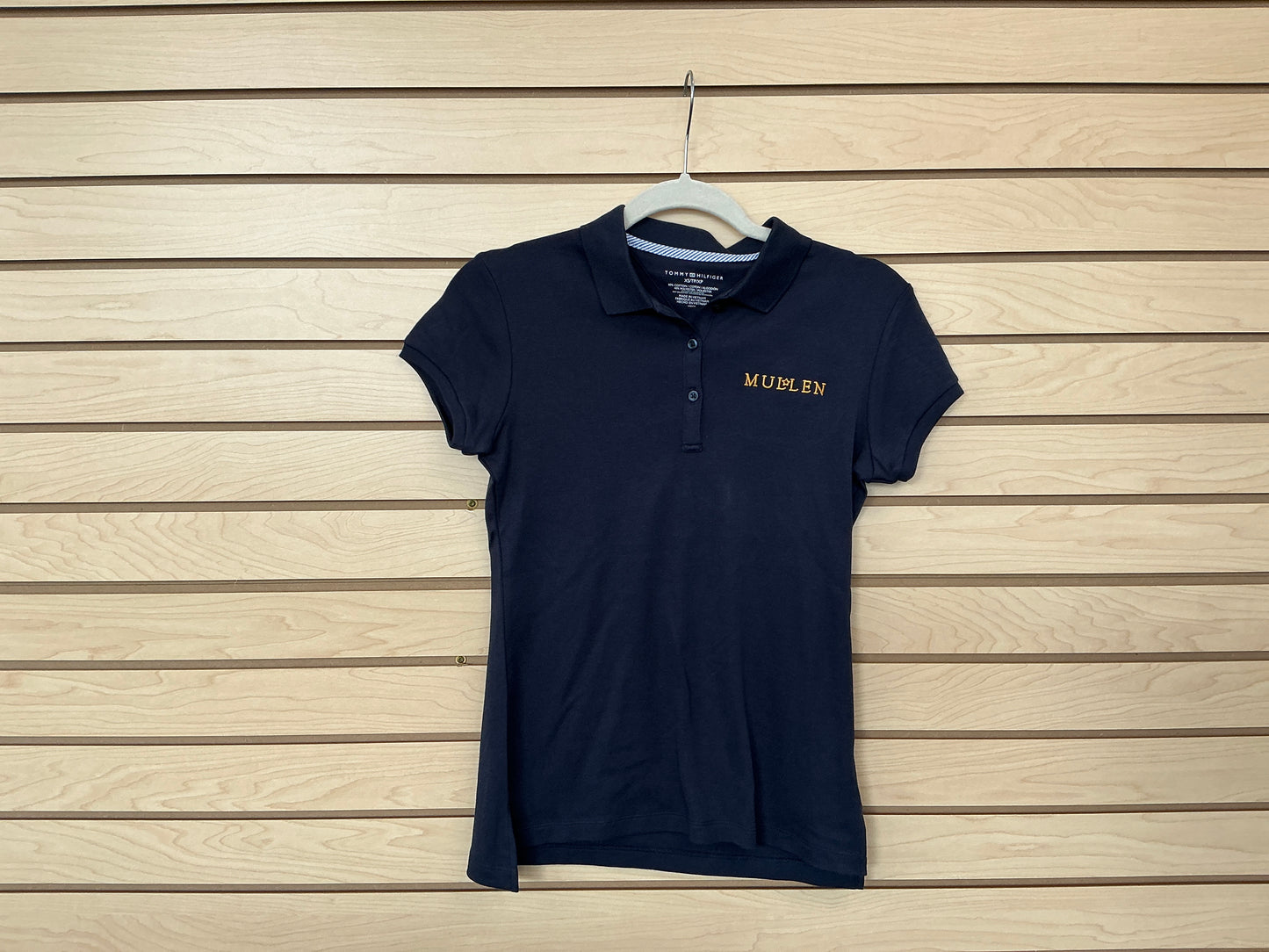 Tommy H Women’s Navy Short Sleeve Fem Fit Polo Uniform