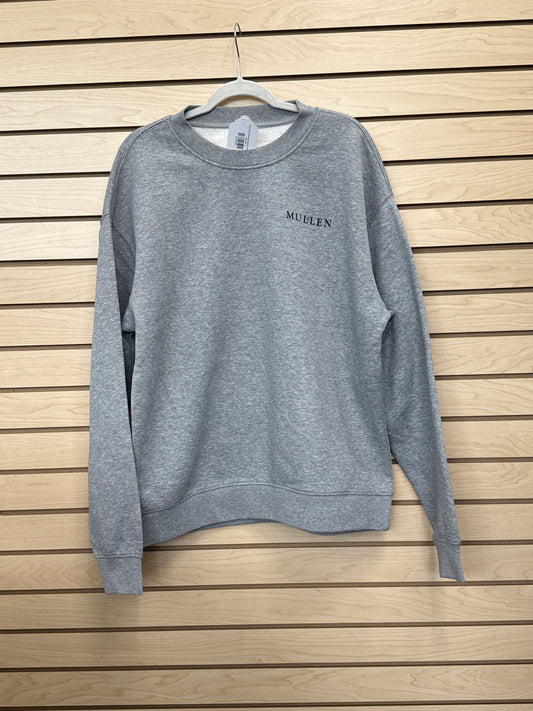 Mens Crew Relaxed Sweatshirt Hth Grey Uniform