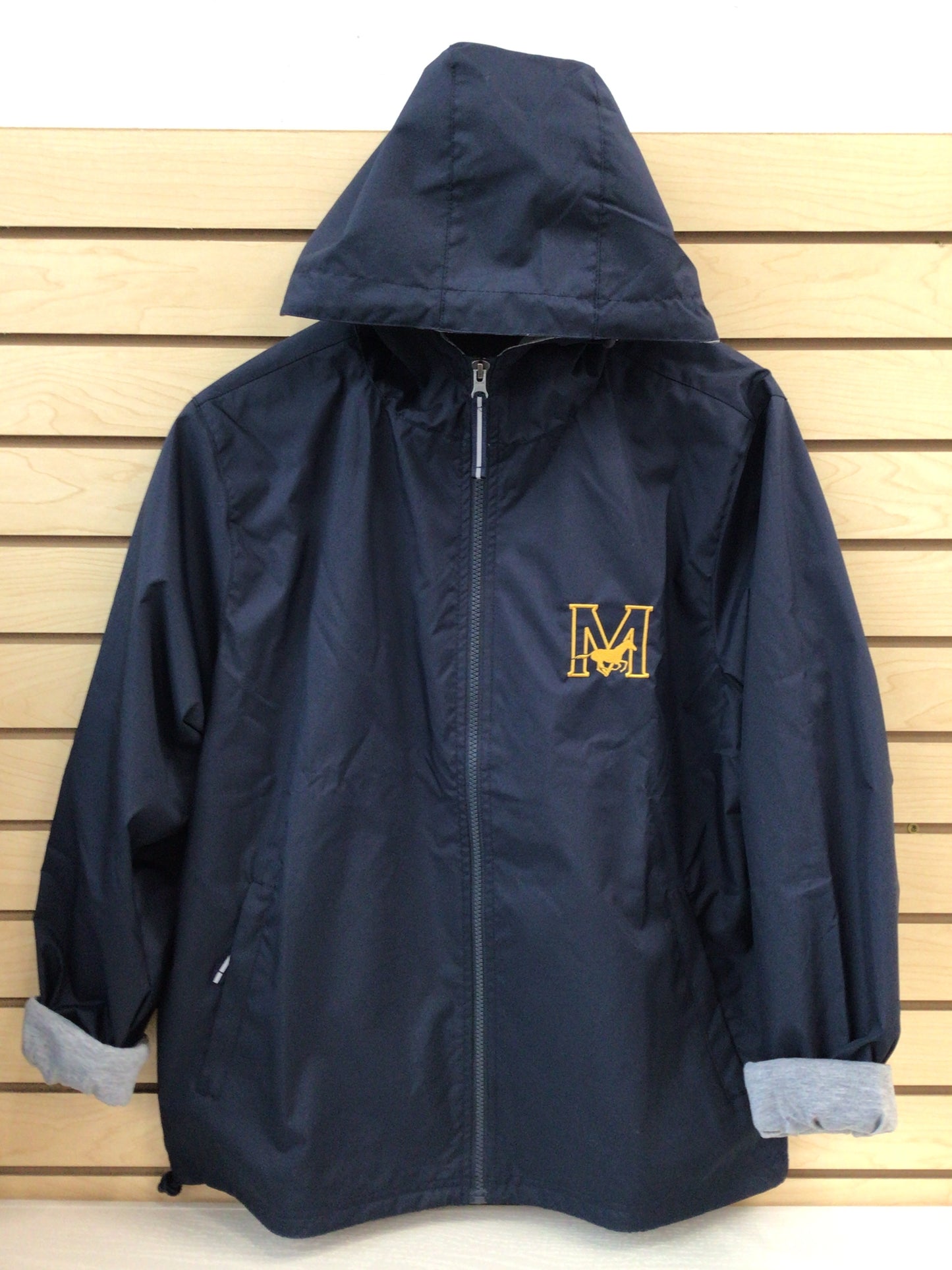 Tommy H Co-Ed Lined Rain Jacket Gold M - Uniform