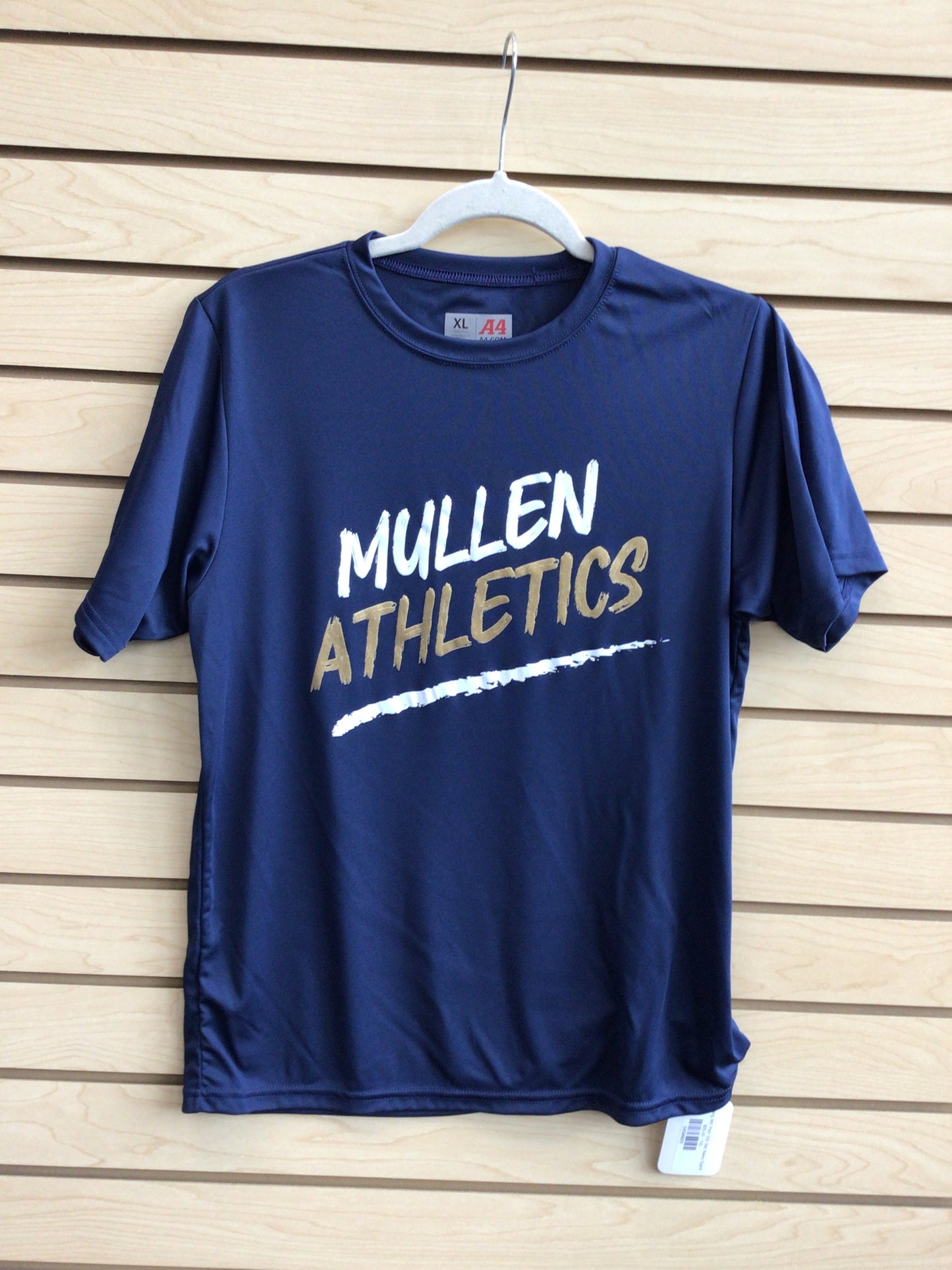 Mustang Ath Perf Sht Sle Navy Spirit