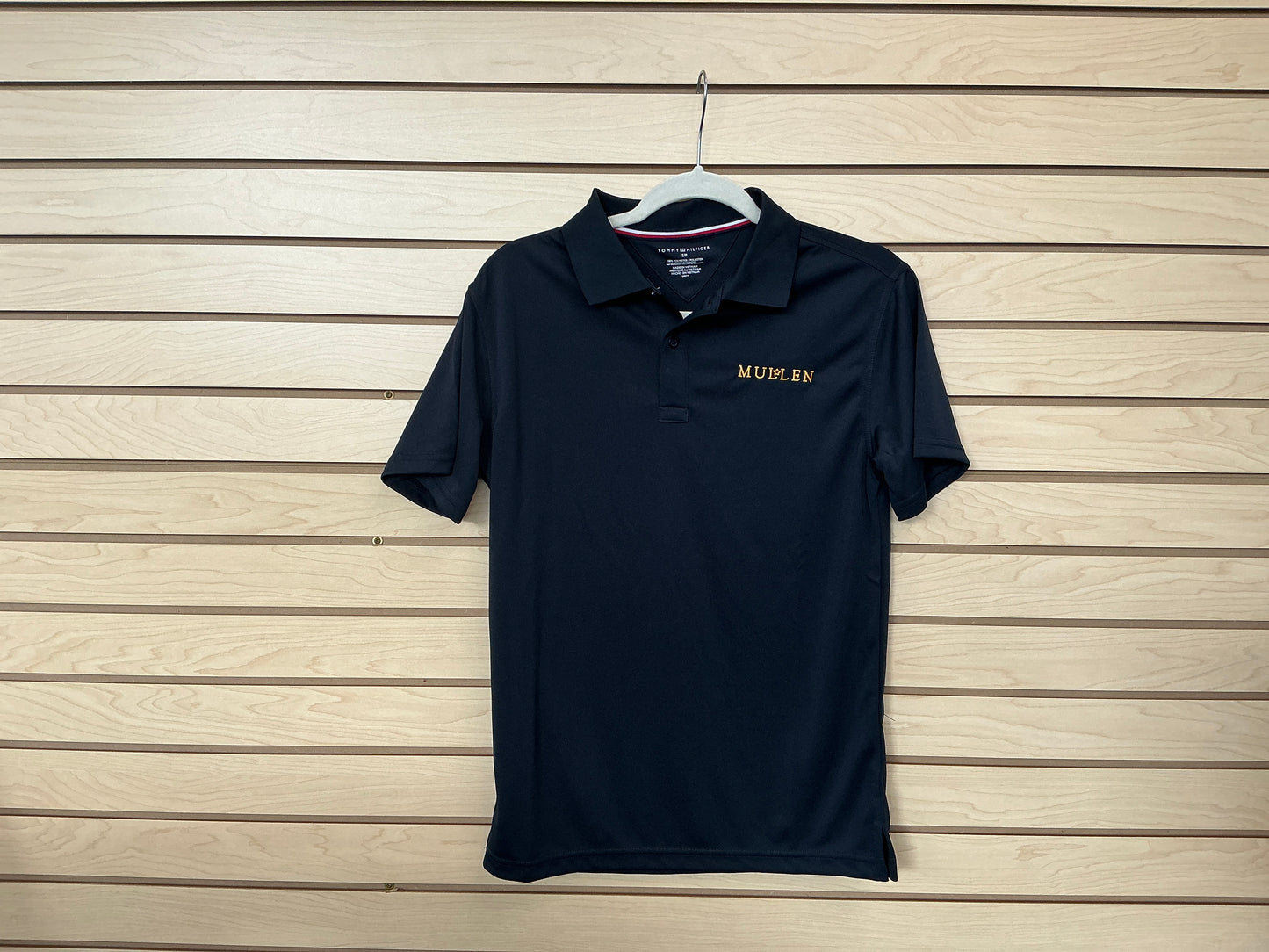 Tommy H Navy Short Sleeve Perf Co-Ed Polo Uniform