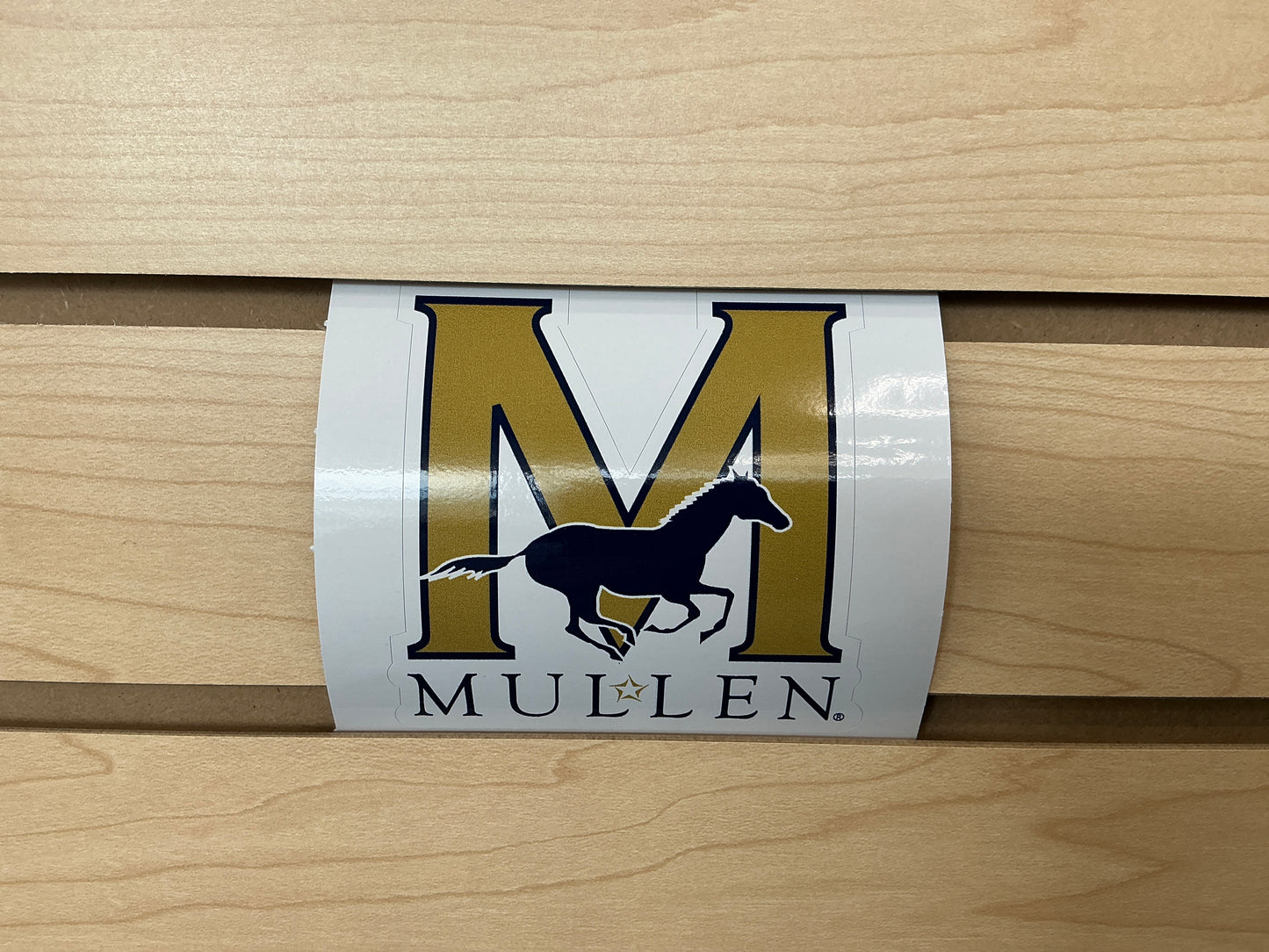 Gold Mullen Stickers