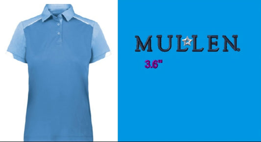 LADIES RUSSEL POLO LIGHT BLUE